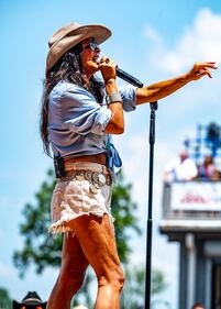 Check out these photos of HARDY, Bailey Zimmerman, Clint Black, Sara Evans, and many more from Saturday at Country Concert '24 in Fort Loramie, Ohio