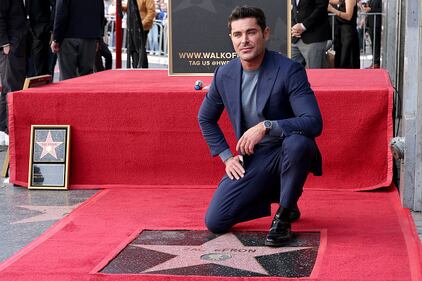 Zac Efron star ceremony