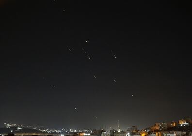 Rockets fired on Israel by Iran.