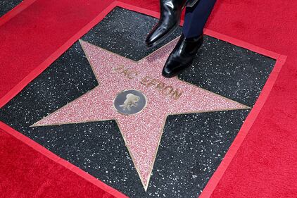 Zac Efron star ceremony