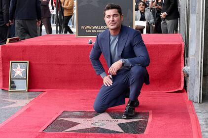 Zac Efron star ceremony